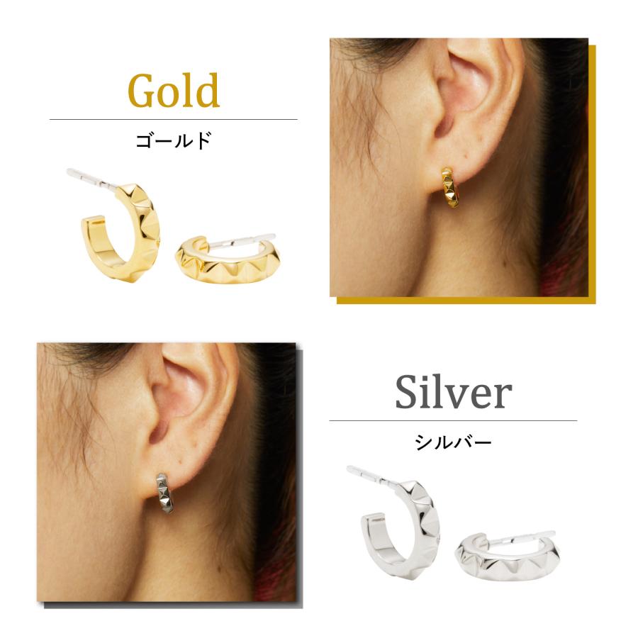 BAQLESS（バックレス） ピアス フープピアス レディース 18k 金属