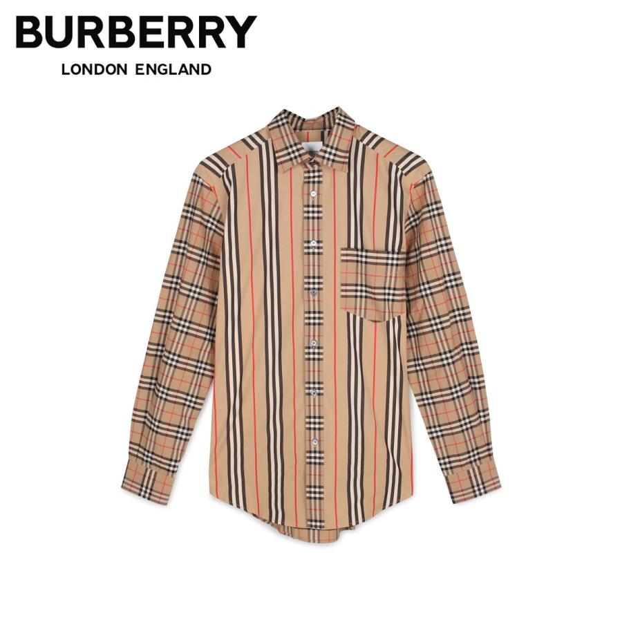 バーバリー Burberry シャツ 長袖 オックスフォードシャツ メンズ チェック ストライプ Shirts ベージュ ry スニークオンラインショップ 通販 Yahoo ショッピング