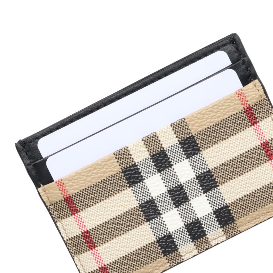 バーバリー BURBERRY カードケース 名刺入れ 定期入れ レディース チェック VINTAGE CHECK CARD HOLDER ベージュ 8069822 爆買の画像