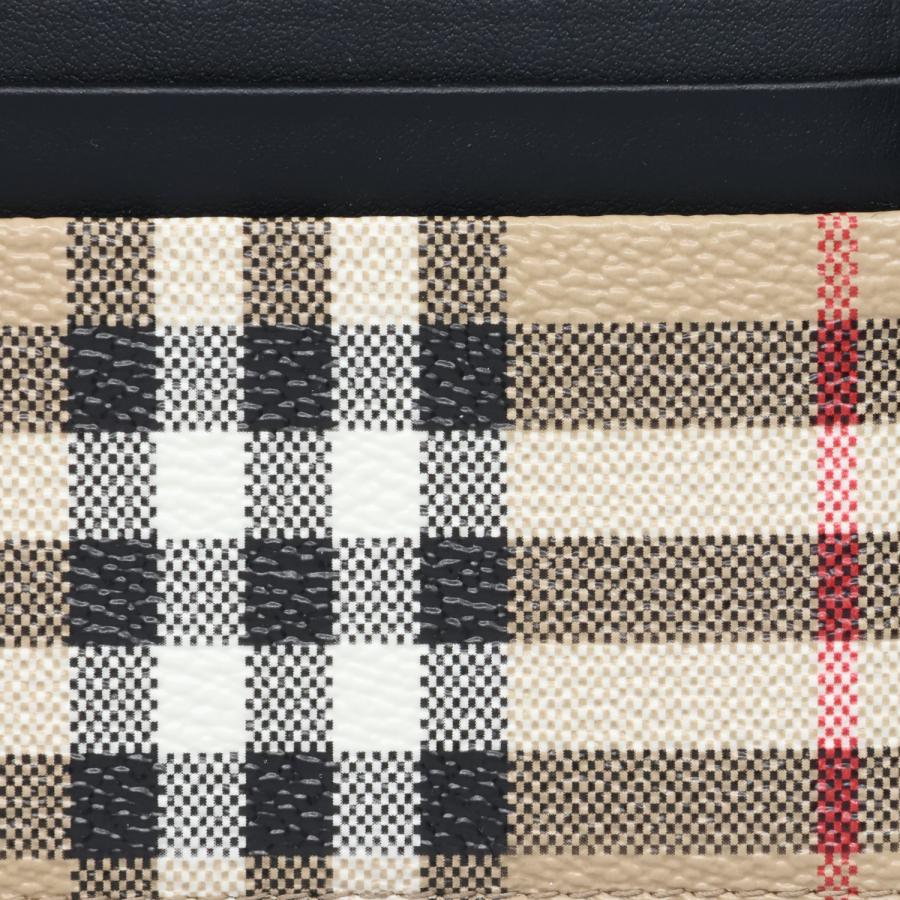 バーバリー BURBERRY カードケース 名刺入れ 定期入れ レディース チェック VINTAGE CHECK CARD HOLDER ベージュ 8069822 爆買の画像