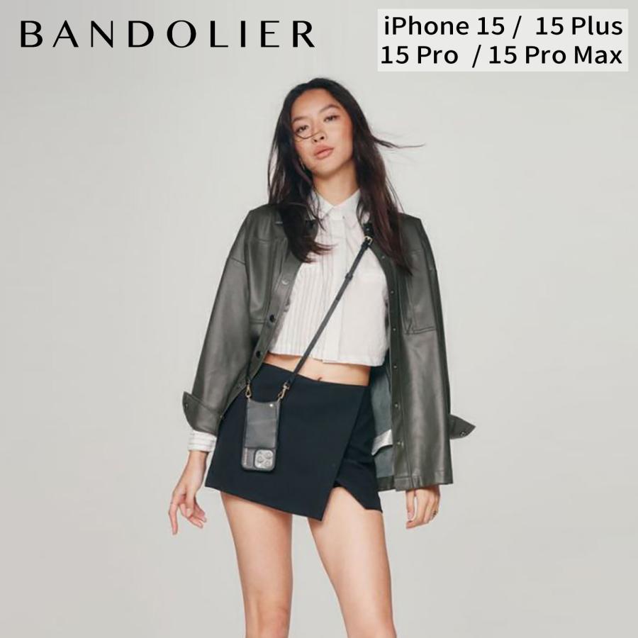 BANDOLIER スマホショルダー スマホケースiphone15 BANDOLIER（バンドリヤー） スマホショルダー スマホケース iPhone15