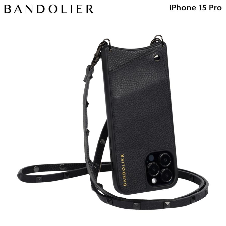 美品BANDOLIER スマホショルダー スマホケース iPhone15Pro BANDOLIER バンドリヤー スマホショルダー スマホケース iPhone
