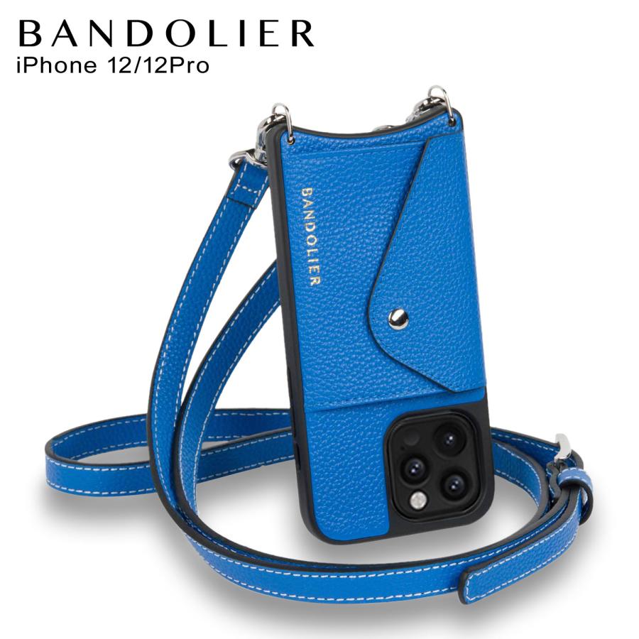 BANDOLIER バンドリヤー iPhone 12 Pro ケース スマホケース 携帯 ショルダー アイフォン メンズ レディース ブルー