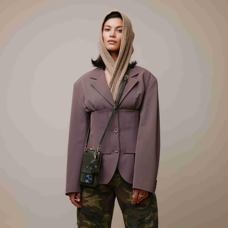 BANDOLIER バンドリヤー ポーチ スマホ 携帯 エキスパンデッド ポーチ メンズ レディース EXPANDED ダーク グリーン 21GRA BANDOLIER（バンドリヤー） ポーチ スマホ 携帯 エキスパンデッド