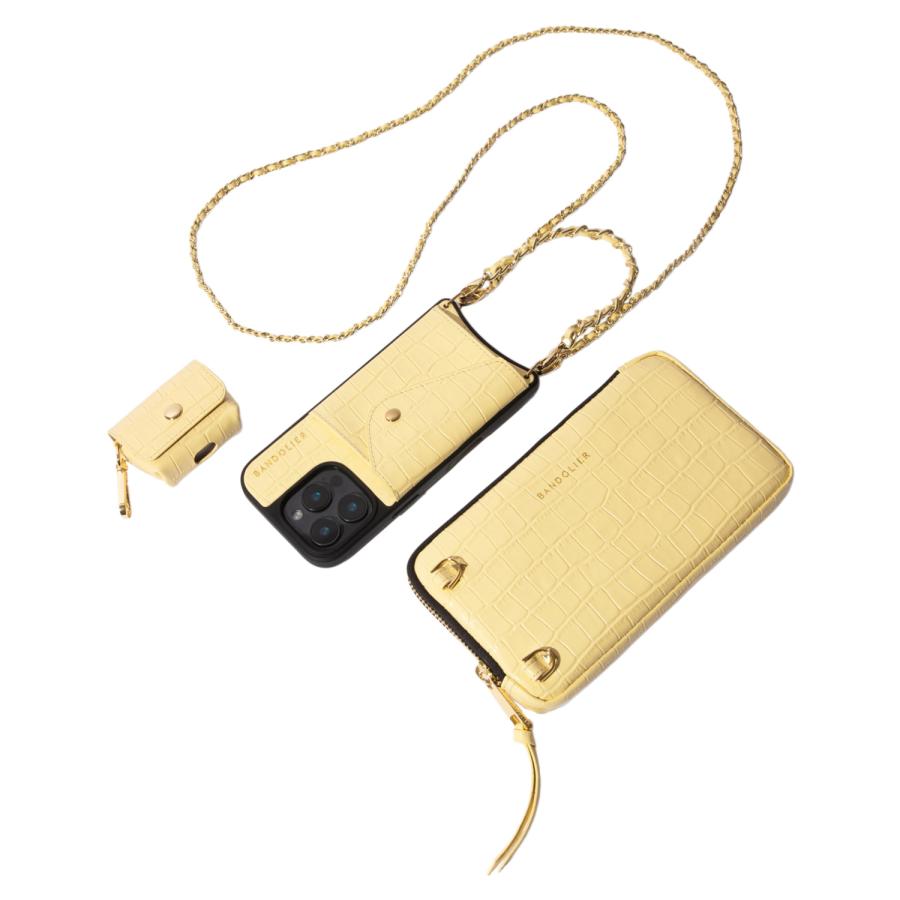 BANDOLIER バンドリヤー ポーチ 小物入れ スマホ スマートフォン 小さめ 財布 代わり メンズ レディース イエロー 21GRA BANDOLIER（バンドリヤー） ポーチ 小物入れ スマホ スマートフォン