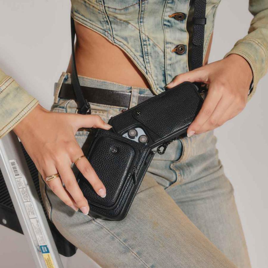 BANDOLIER バンドリヤー ポーチ スマホショルダー ケース 携帯 ヘイリー フォンポーチ メンズ レディース HAILEY PHONE POUCH ブラック 黒 42HOL｜sneak｜17