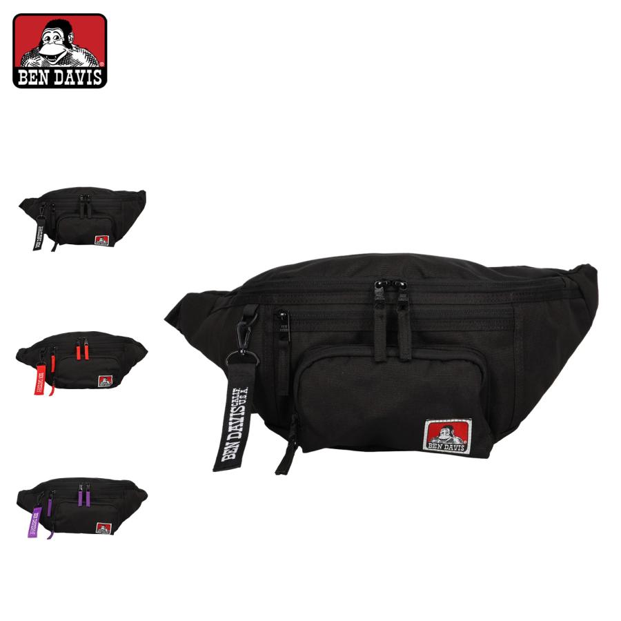 BENDAVIS ベンデイビス ウエストバッグ ボディバッグ ショルダー メンズ レディース 斜めがけ POCKT BODY BAG ブラック 黒 BDW-9346 | BEN DAVIS