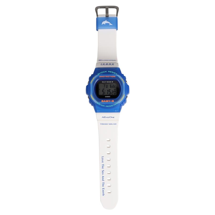 カシオ CASIO BABY-G 腕時計 BGD-5700UK-2JR Love The Sea And The Earth 電波 ソーラー デジタル イルカクジラ コラボ 防水 ベビーG ベイビーG レディース｜sneak｜07