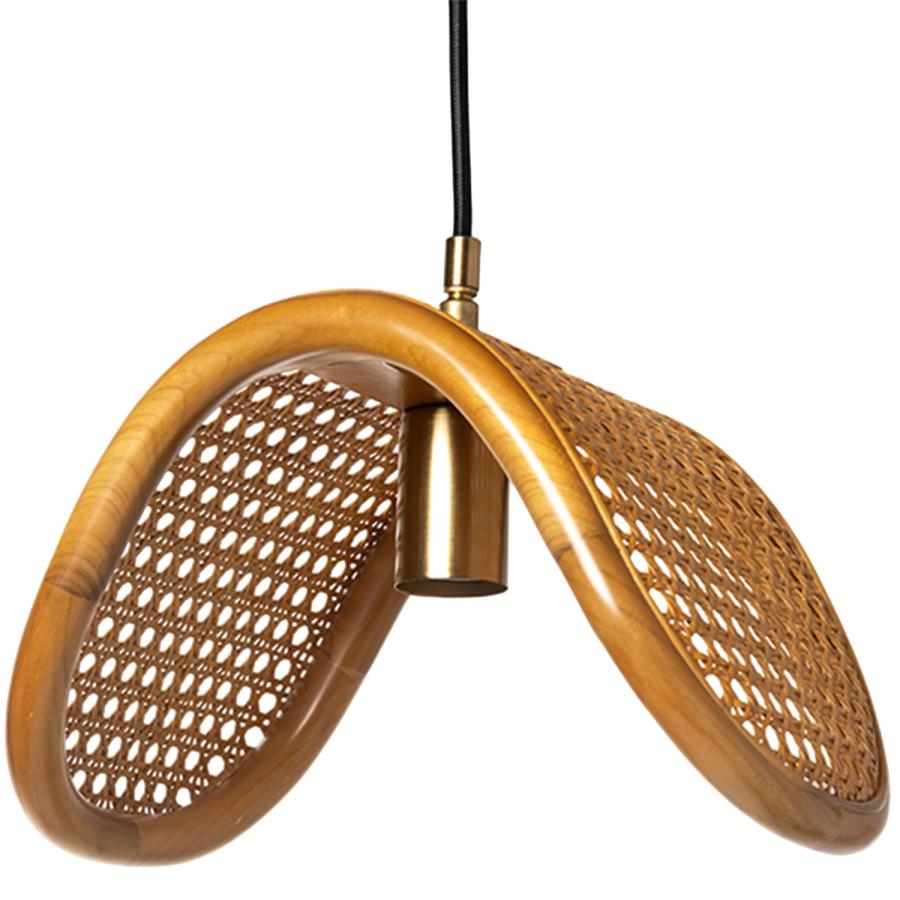 BRID - ブリッド シャンデリヤともし火 LED 照明ランプ 照明装置手道具 ラタン 1灯 E26 籐 晩御飯 影法師 RATTAN PENDANT LAMP 1BULB 003393
