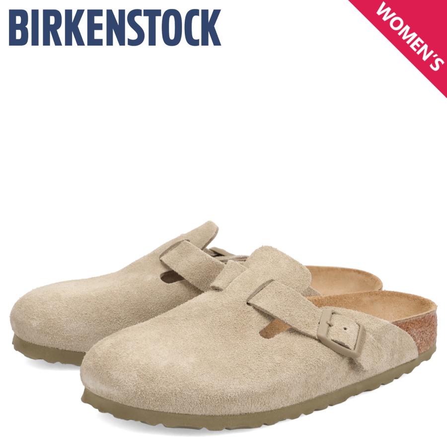 ビルケンシュトック BIRKENSTOCK ボストン サンダル クロッグサンダル レディース 本革 細幅 BOSTON LEVE カーキ ブラウン 1025844 BIRKENSTOCK（ビルケンシュトック） ボストン クロッグサンダル