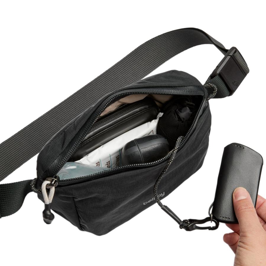 ベルロイ Bellroy バッグ クロスボディバッグ ライト ベルト バッグ メンズ レディース 耐水 軽量 収納 LITE BELT BAG ブラック 黒 | Bellroy | 04