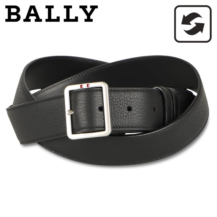 Bally バリー レザーベルト メラー メンズ リバーシブル 本革 35mm 