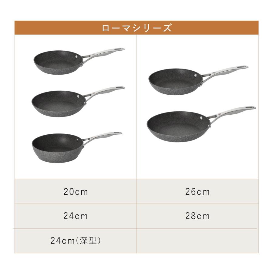 BALLARINI（バッラリーニ） フライパン ローマ 20cm ガス火専用 75001