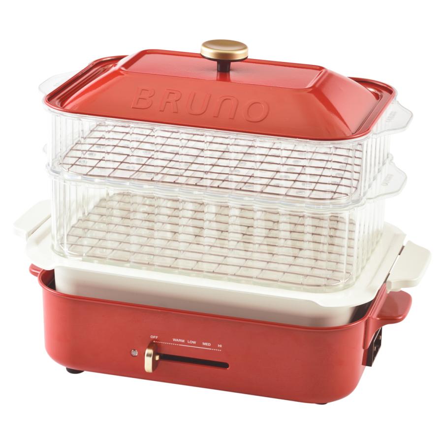 BRUNO ブルーノ コンパクトホットプレート専用 蒸し器 せいろ