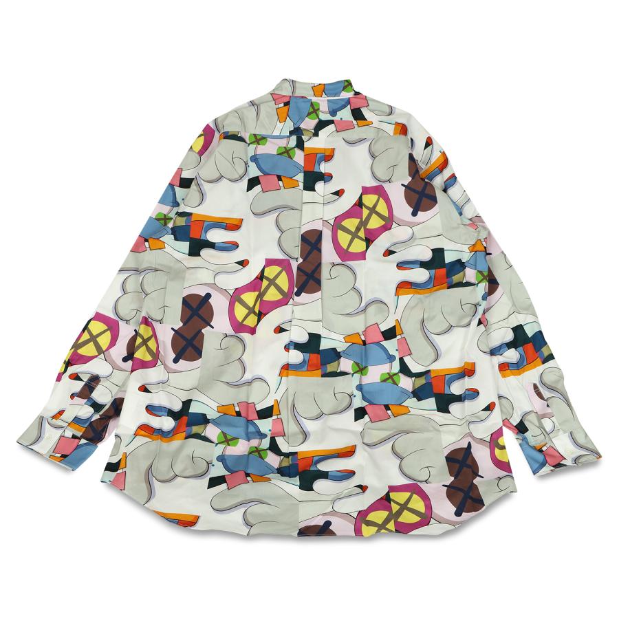 コムデギャルソン シャツ Comme des Garcons SHIRT シャツ 長袖 メンズ カウズ コラボ KAWS PRINT COTTON POPLIN SHIRT FH-B022の画像