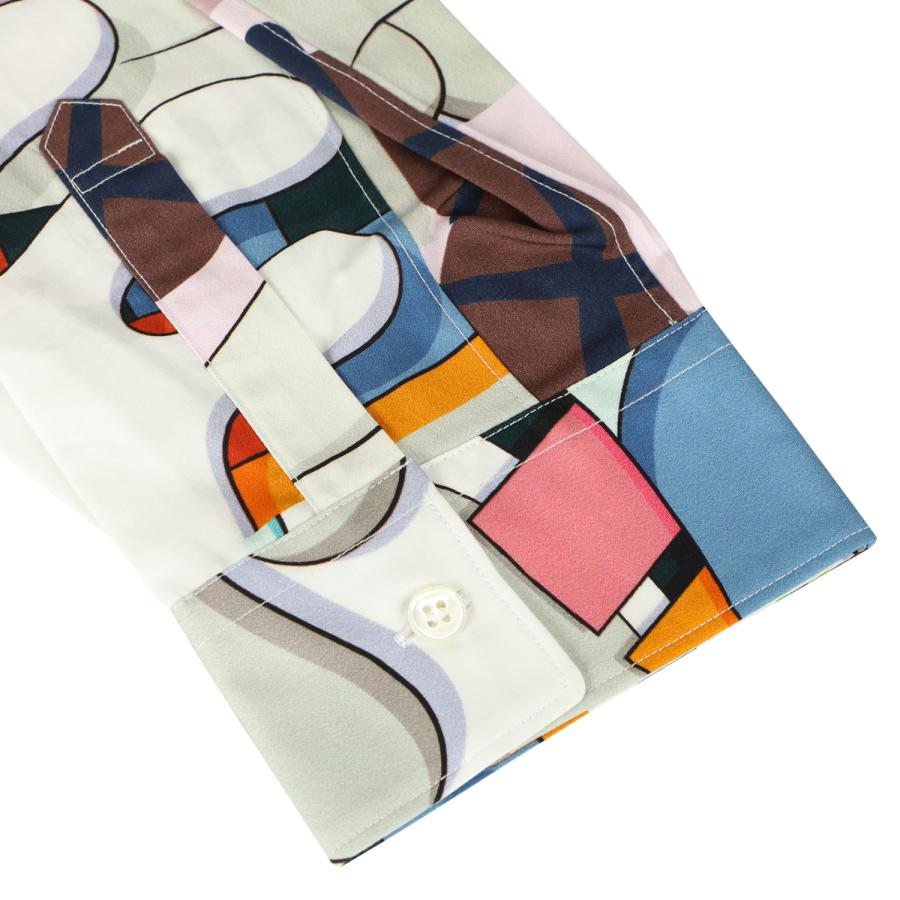 コムデギャルソン シャツ Comme des Garcons SHIRT シャツ 長袖 メンズ カウズ コラボ KAWS PRINT COTTON POPLIN SHIRT FH-B022の画像