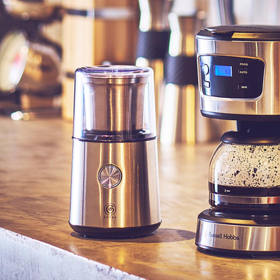 cores コレス コーヒーミル コーヒーマシーン 珈琲ミル コーヒーグラインダー 電動 BLADE COFFEE GRINDER ブラック