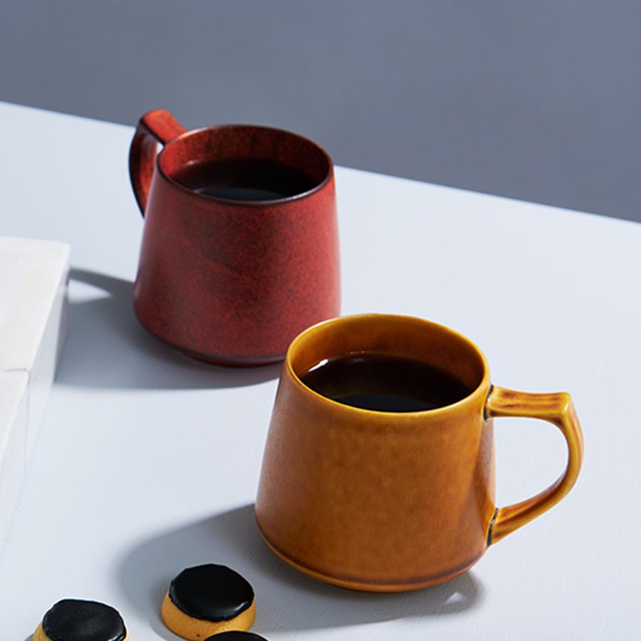 ブラウンマグカップ 2個セット 専用 cores（コレス） マグカップ 2個セット キキ マグ 320ml コーヒー