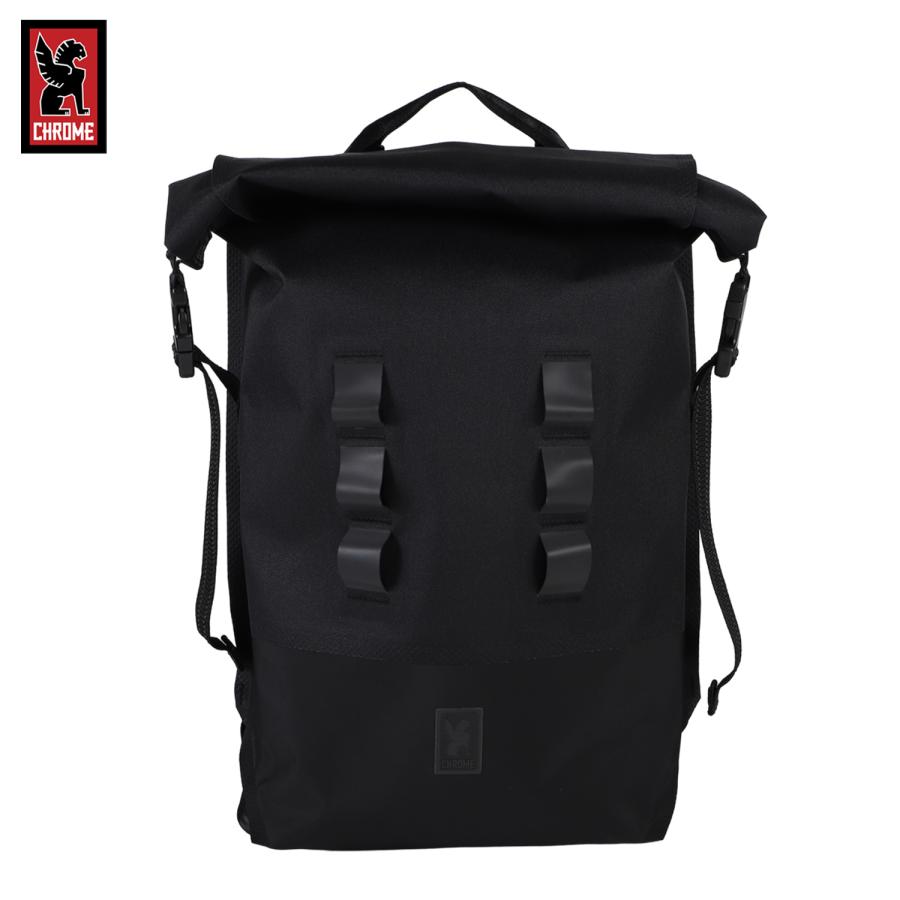 クローム CHROME リュック バッグ バックパック アーバン EX 2.0 ロールトップ メンズ レディース 20-25L 防水 URBAN EX 2.0 ROLLTOP ブラック 黒 BG312 | CHROME