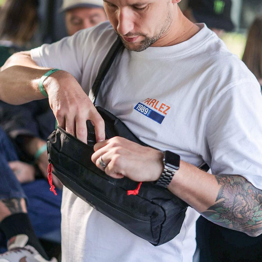 クローム CHROME ボディバッグ スリングバッグ ワンショルダー ミニ カデット メンズ レディース 防水 5L ブラック 黒 BG321-X | CHROME | 05