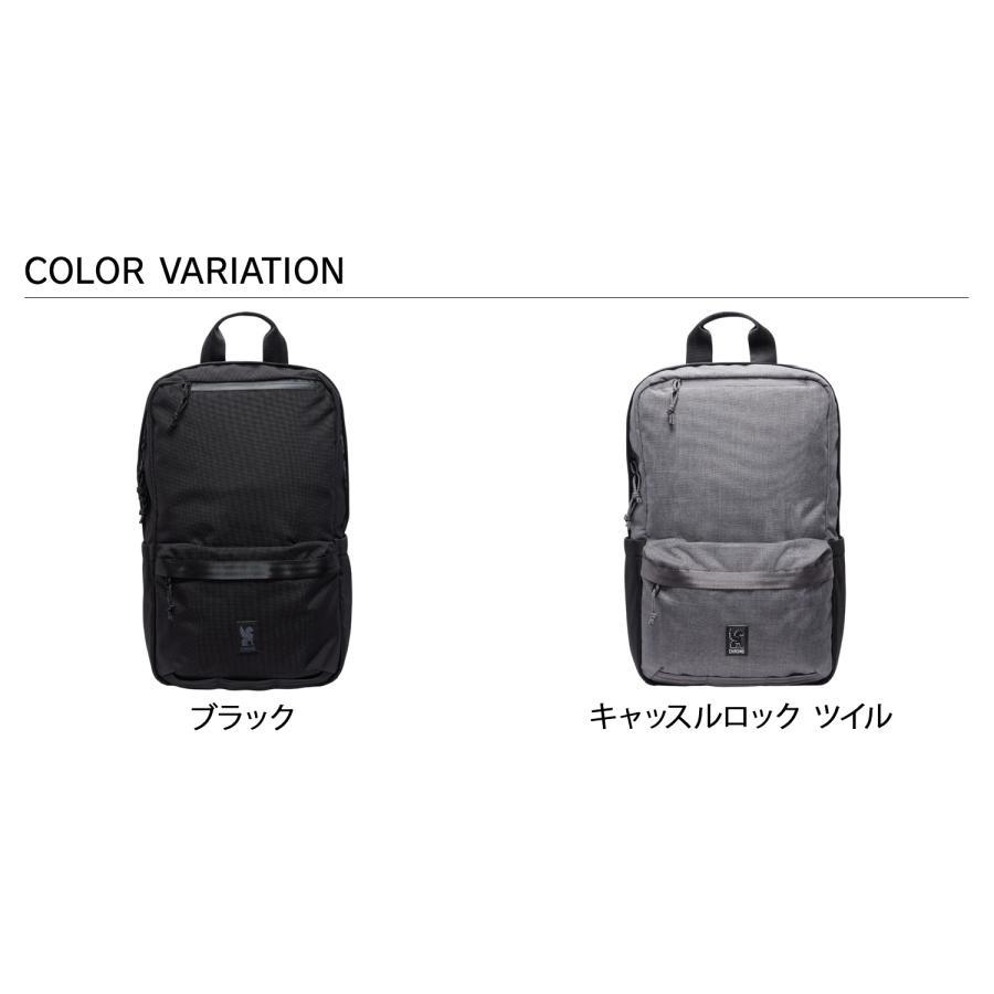 クローム CHROME パック リュック バックパック ホンドー メンズ レディース 18L 耐水 HONDO 18L PACK ブラック グレー 黒 BG372 | CHROME | 03