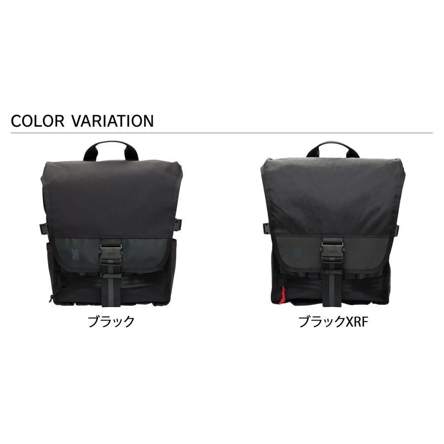 クローム CHROME リュック バッグ バックパック ワルシャワ メンズ レディース 30L 大容量 防水 WARSAW 30L PACK ブラック 黒 BG390 | CHROME | 03