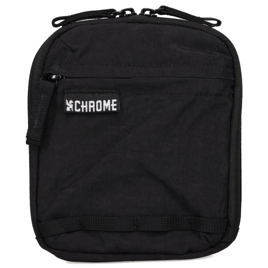 クローム CHROME パック ポーチ バッグ ショルダーバッグ メンズ レディース 2L 斜めがけ 大人 軽量 小さめ PAC POUCH 2L ブラック 黒 JP244B | CHROME | 02