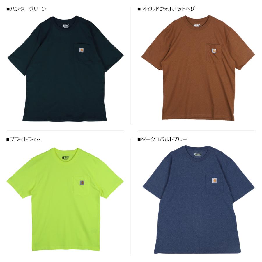 カーハート carhartt Tシャツ 半袖 メンズ ポケット WORKER POCKET S/S T-SHIRTS K87｜sneak｜24
