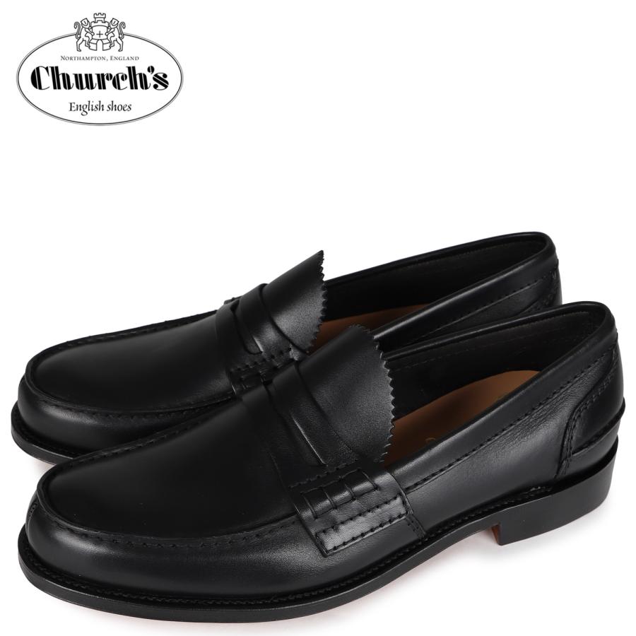 美品】Church´s/チャーチ コインローファー 23センチ-