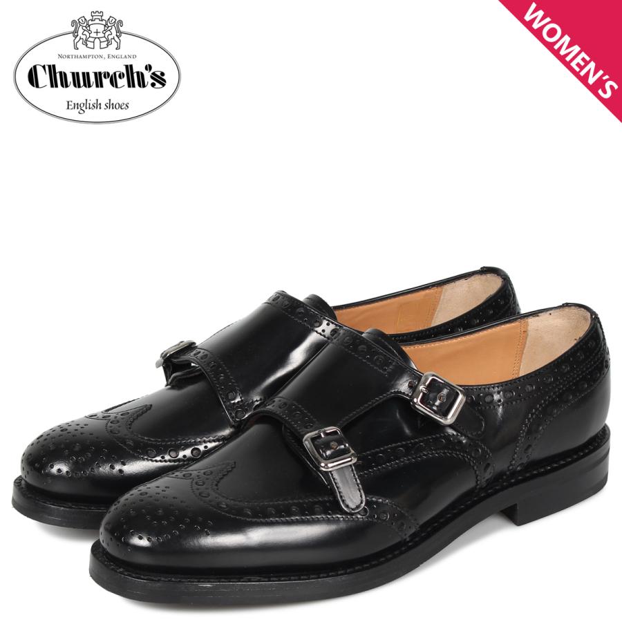 チャーチ Churchs 靴 シューズ レディース ラナ モンクストラップ LANA R ブラック 黒 DO0001 :crh-do0001