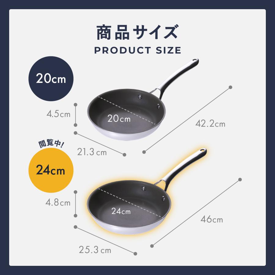 CORELLE（コレール） 特典付き フライパン 24cm IH ガス 対応