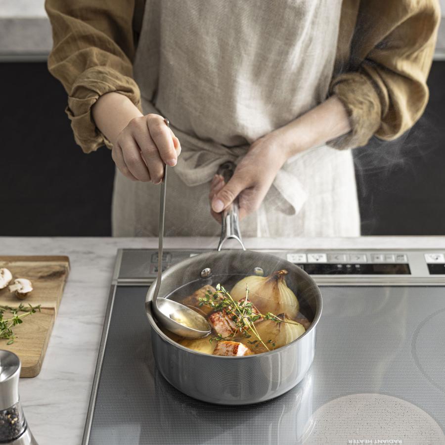 コレール CORELLE 鍋 片手鍋 ソースパン 18cm ガラスふた付 IH ガス