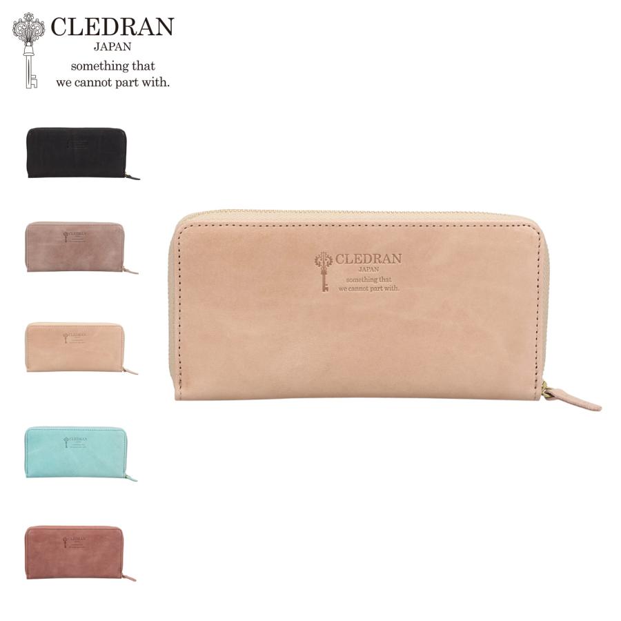 CLEDRAN クレドラン 財布 長財布 メンズ レディース ラウンドファスナー 本革 EPON ROUND ZIP WALLET CL3922 CLEDRAN（クレドラン） 財布 長財布 メンズ レディース ラウンド