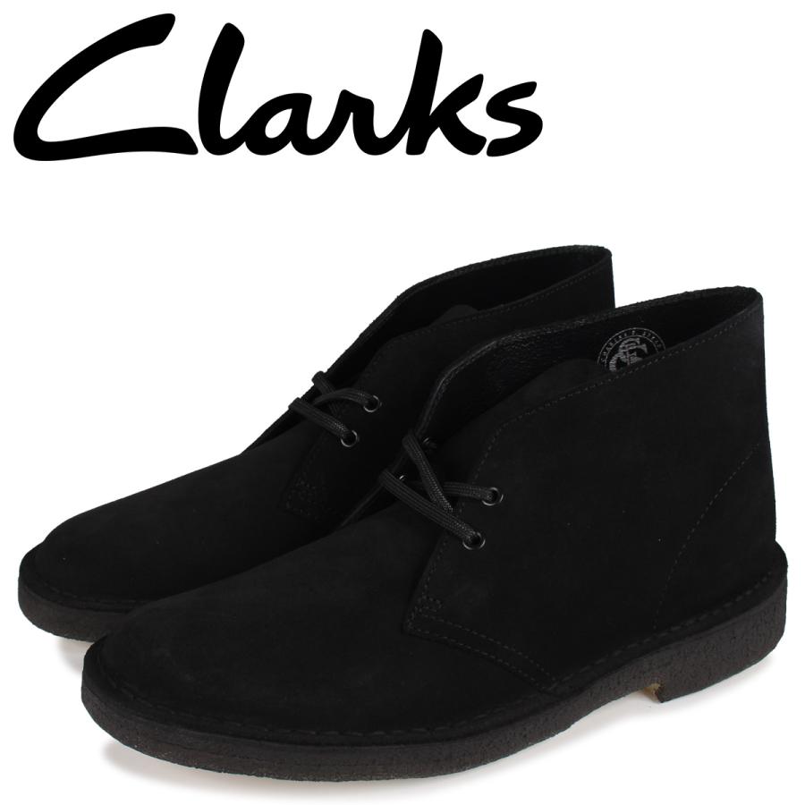 クラークス Clarks デザート ブーツ メンズ DESERT BOOT ブラック 黒 ...