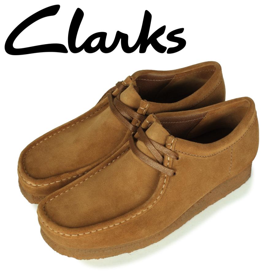 クラークス Clarks ワラビー ブーツ メンズ スエード WALLABEE BOOT ライト ブラウン 26155518 :cs