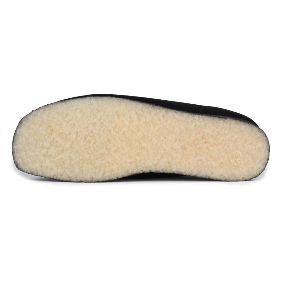 クラークス Clarks ワラビー ブーツ メンズ モカシン WALLABEE ブラック 黒 26155519 | Clarks | 05