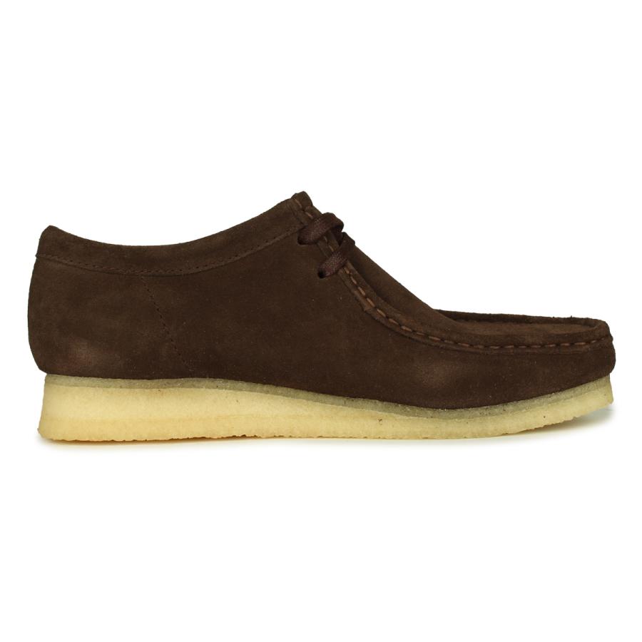 クラークス Clarks ワラビー ブーツ メンズ スエード WALLABEE BOOT ダーク ブラウン 26156606｜sneak｜02