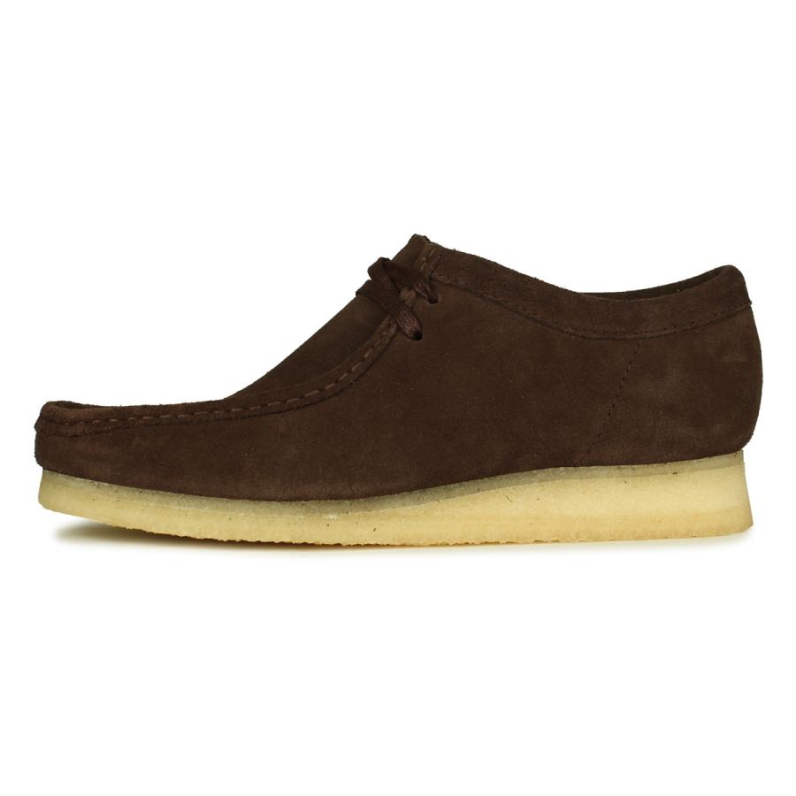 クラークス Clarks ワラビー ブーツ メンズ スエード WALLABEE BOOT ダーク ブラウン 26156606｜sneak｜03