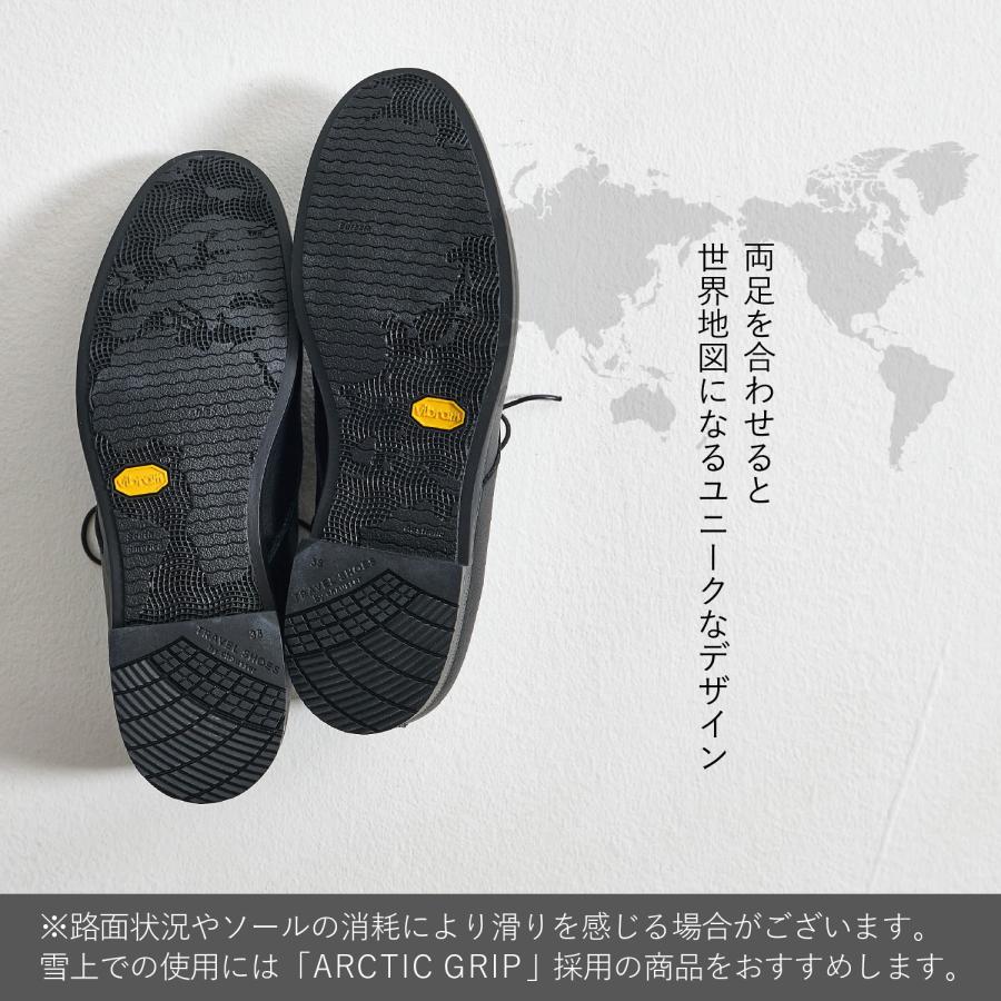 chausser（ショセ） トラベル シューズ プレーントゥ レースアップ