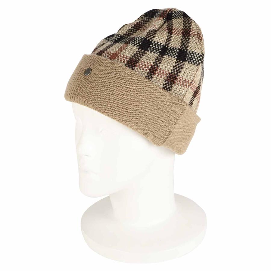 DAKS ダックス ニット帽 ニットキャップ 帽子 メンズ レディース ビーニー KNIT CAP ブラック ベージュ D3864｜sneak｜04