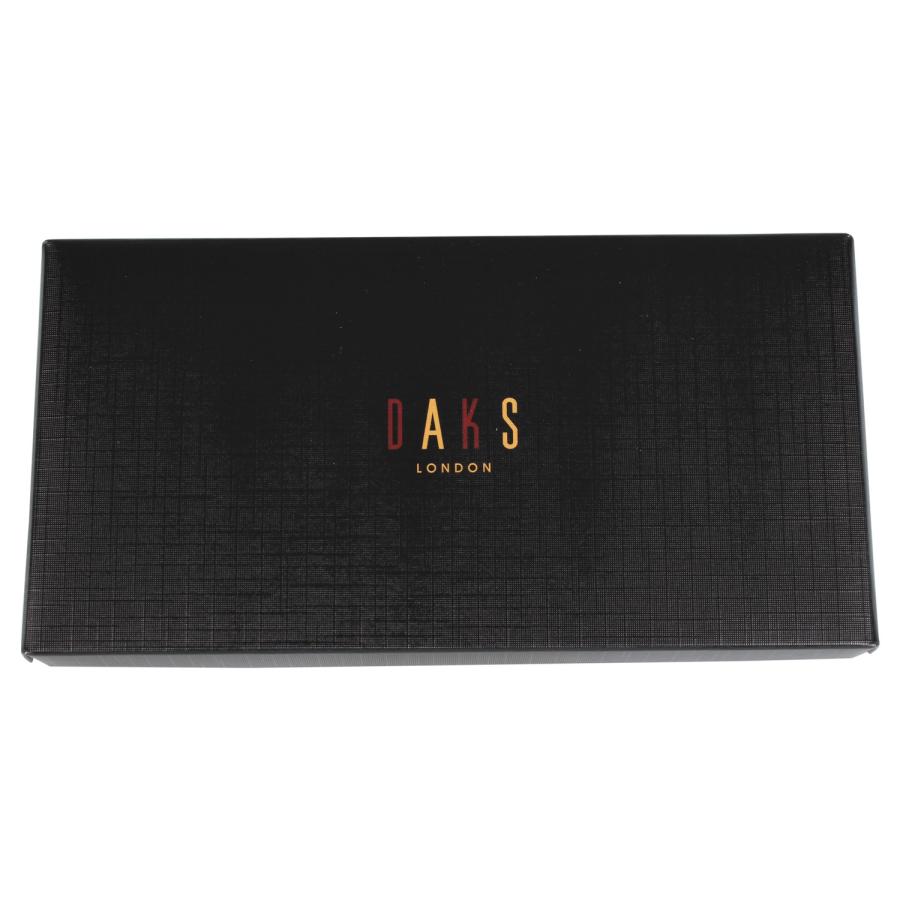 DAKS（ダックス） 長財布 メンズ WALLET ブラック ダーク ブラウン
