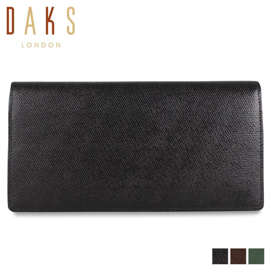 DAKS（ダックス） 長財布 メンズ 本革 CLASSIC LONG WALLET ブラック 