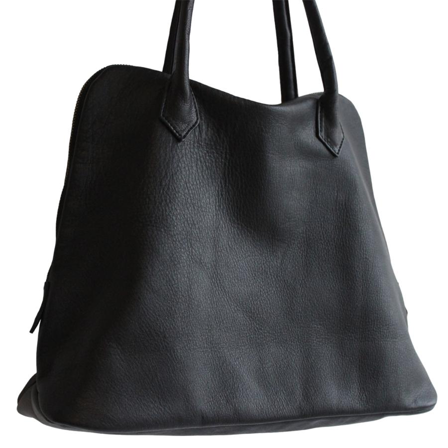 DO ドー トートバッグ メンズ レディース A4サイズ対応 A4サイズ対応 縦型 縦型 SILVA TOTE BAG LEATHER NOIR ブラック 黒 61110750-49-99の画像
