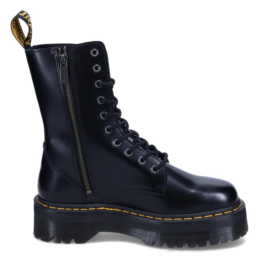 ドクターマーチン Dr.Martens 10ホール ブーツン シューズ ベサン ジェイドン ハイ メンズ レディース 厚底 ファスナー付き JADON HI ブラック 黒 25565001｜sneak｜02