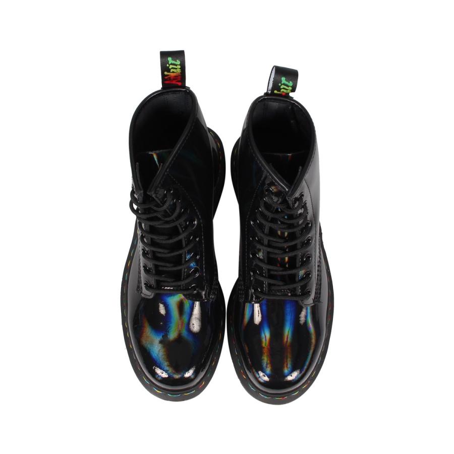 1460 rainbow patent boot