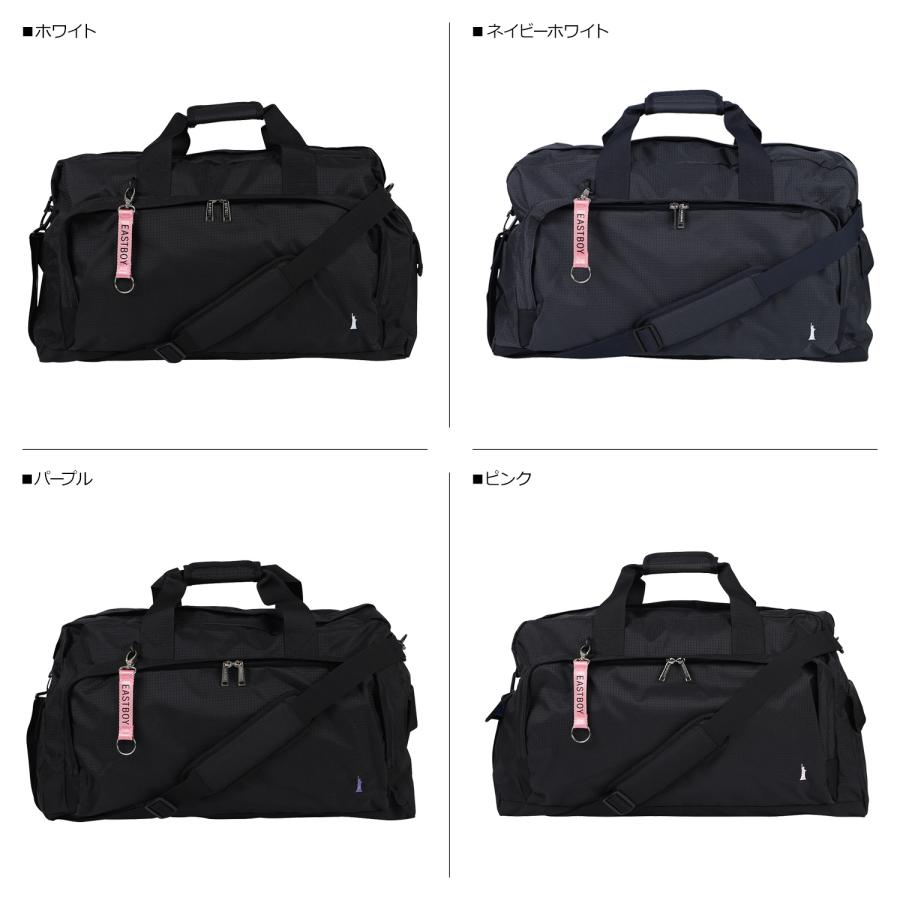 イーストボーイ EAST BOY ボストンショルダーバッグ メンズ レディース 42L ホワイト ネイビー パープル ピンク 白 EBA52 | EASTBOY | 05