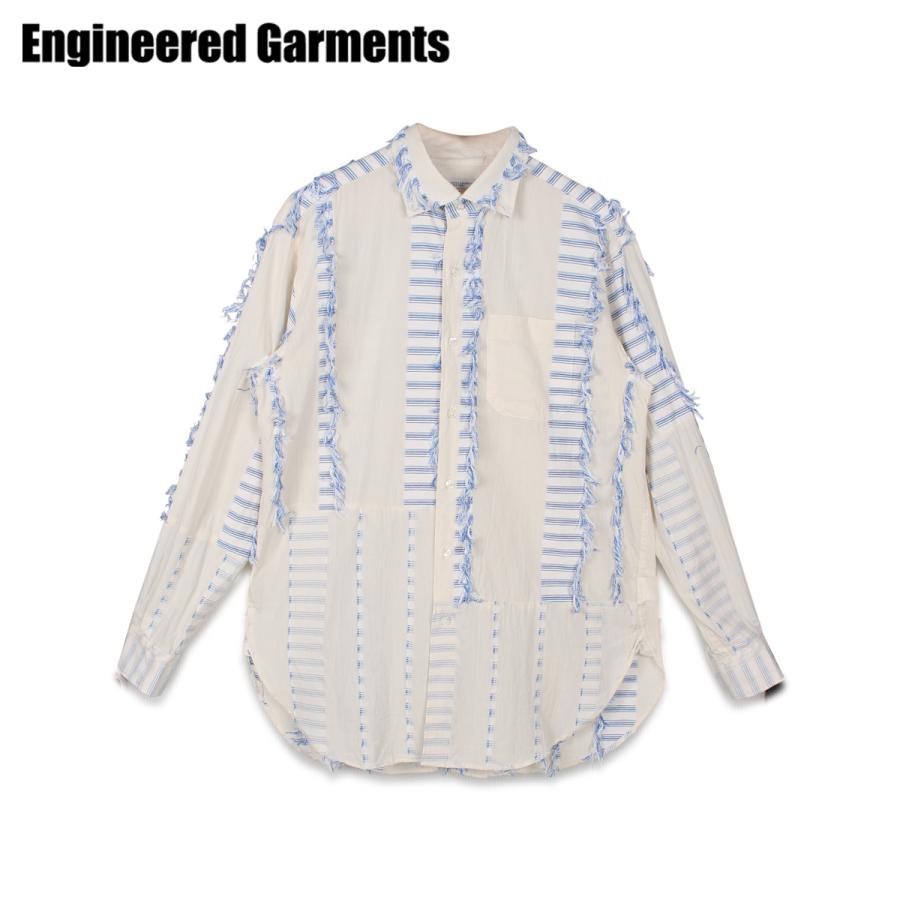 エンジニアードガーメンツ Engineered Garments シャツ 長袖 オックスフォードシャツ メンズ Spread Collar Shirt ホワイト 白 s1a013 Edg s1a013 02 スニークオンラインショップ 通販 Yahoo ショッピング
