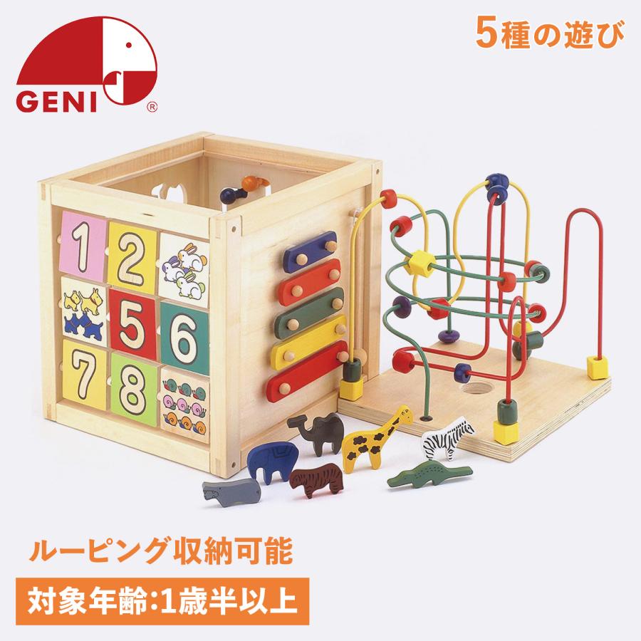 エド・インター（Ed・Inter） GENI ジェニ 森のあそび箱 型はめ パズル