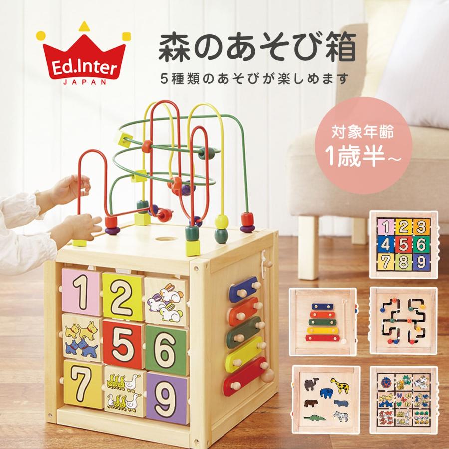 エド・インター（Ed・Inter） GENI ジェニ 森のあそび箱 型はめ パズル