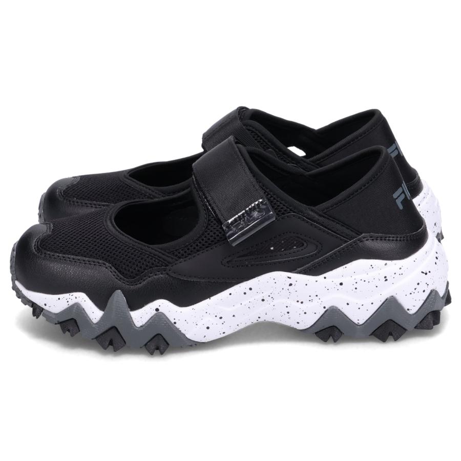 FILA フィラ サンダル シューズ オークモントリカバー レディース 厚底 OAKMONT RECOVER ブラック 黒 USS24028-003｜sneak｜04